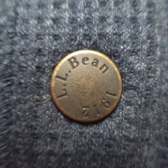 L.L. Bean Katahdin Waffle knit Fleece lined Henley Shirt Top Men Small Sm S - Picture 7 of 16